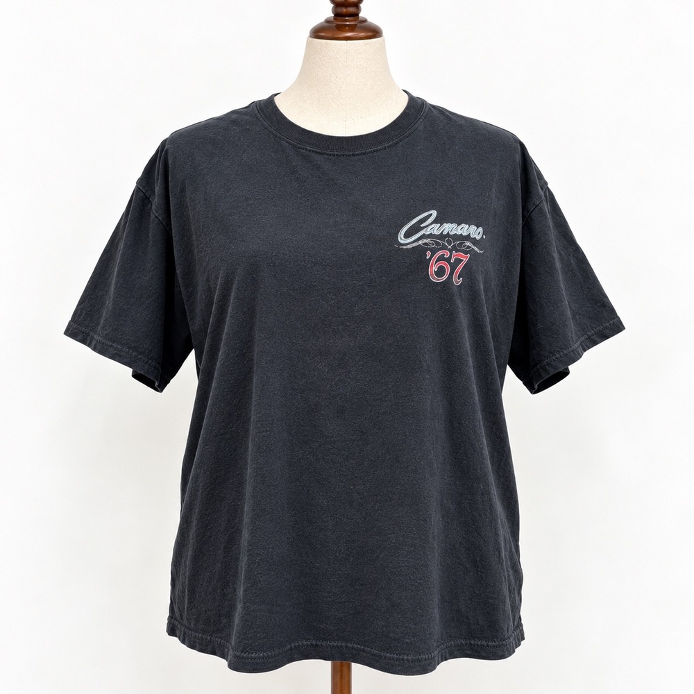 Gildan 1967 Camaro 40th Anniversary Legendary Muscle Car T-Shirt Black 2XL